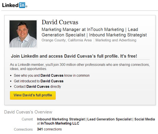 optimize your linkedin profile