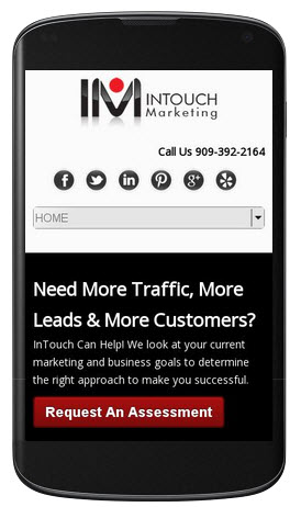 intouch-marketing mobile optimized website