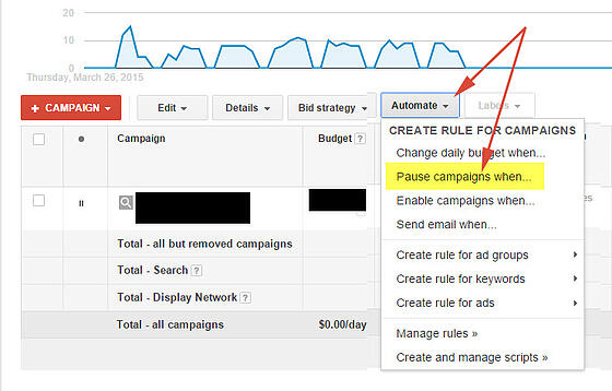 how to pause your adwords campaigns during the holidays