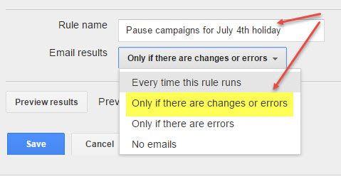 how to pause your adwords campaigns during the holidays