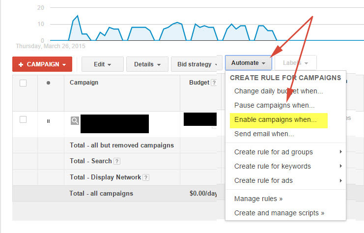 how to pause your adwords campaigns during the holidays