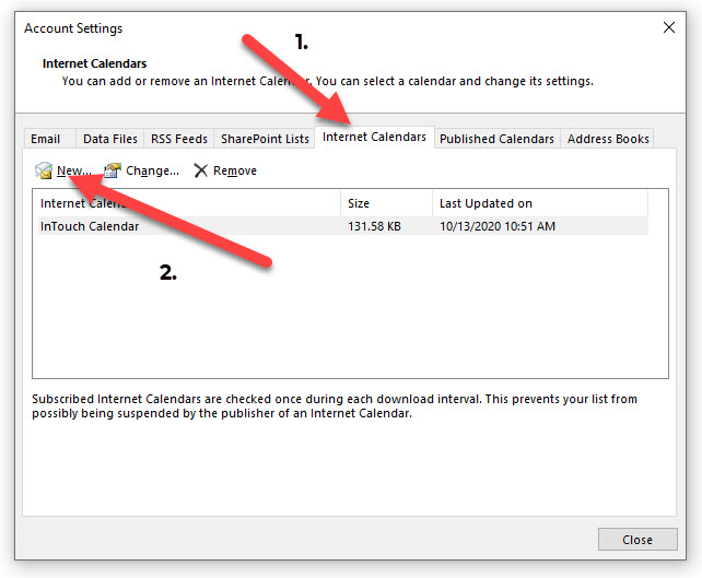 Adding G Suite Calendar to Outlook-Step 11