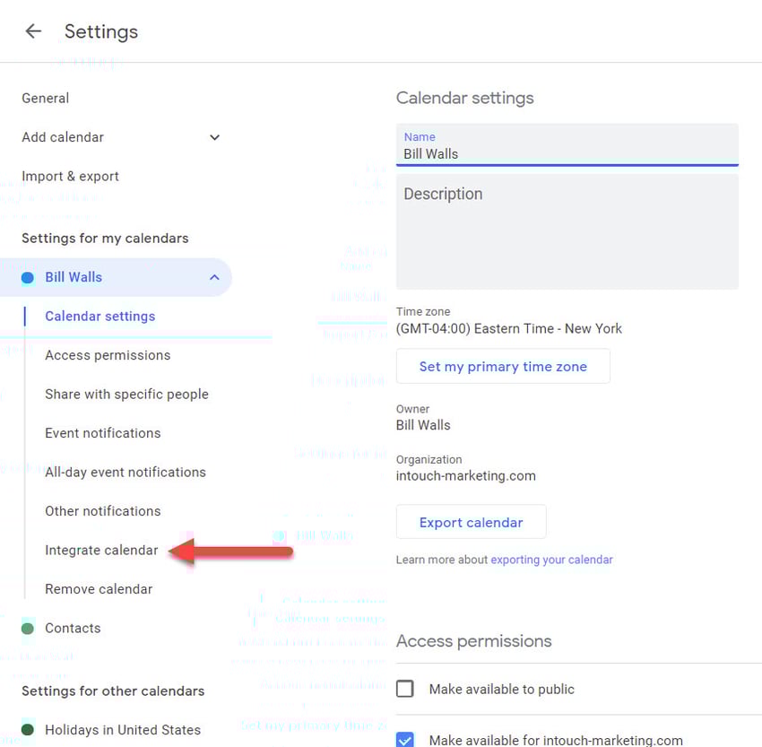 Adding G Suite Calendar to Outlook-Step 8
