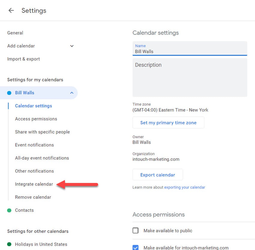 Adding G Suite Calendar to Outlook-Step 8