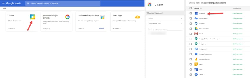 Adding G Suite Calendar to Outlook-Step 2